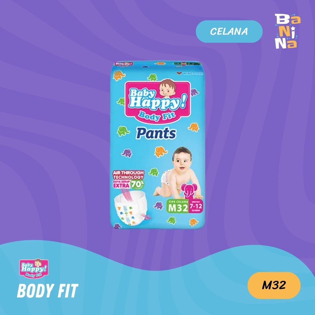 [Stock Malayu] Baby Happy Body Fit Pants M32
