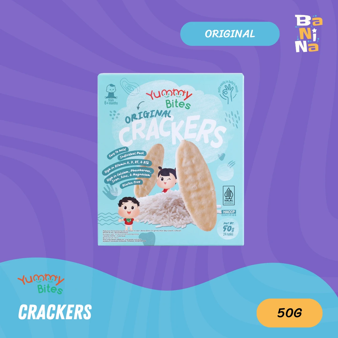 Yummy Bites Crackers Original 50g