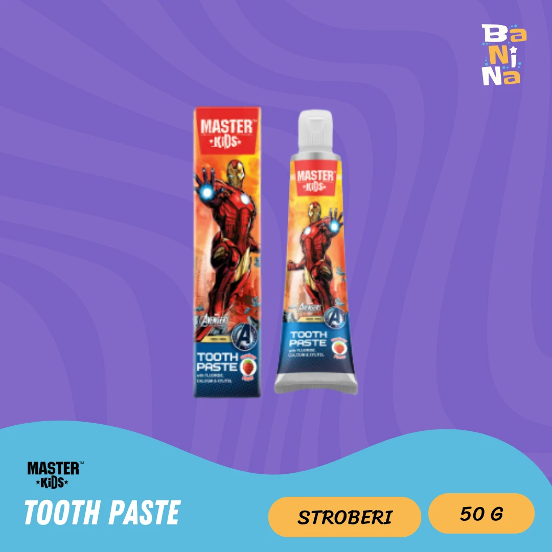 MASTER Kids Pasta Gigi Avengers Stroberi 40+10g