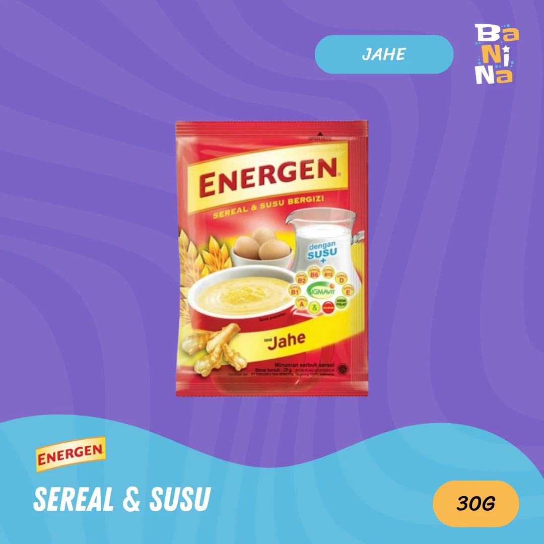 Energen Sereal & Susu Jahe Sachet 30g