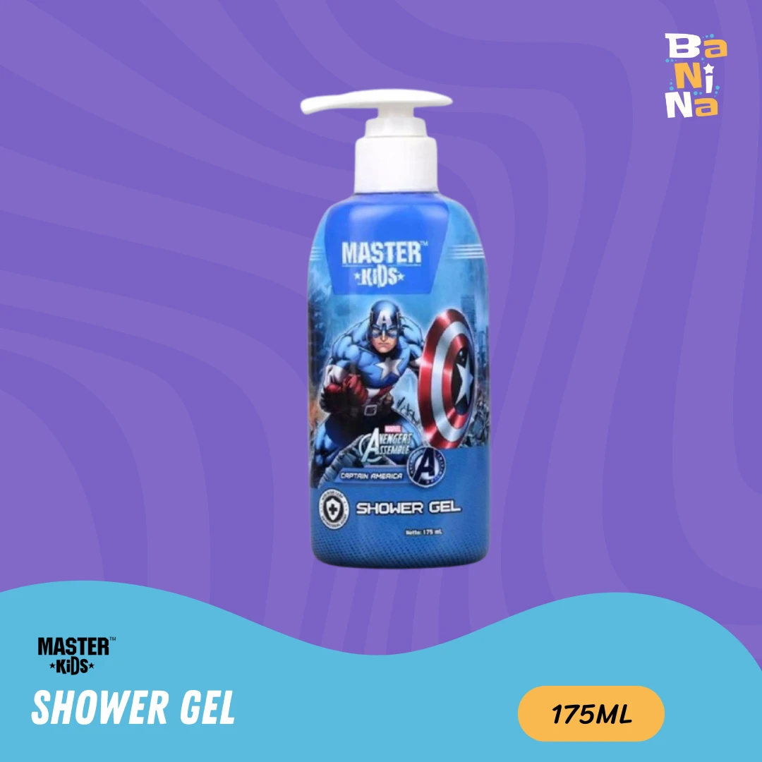 MASTER Kids Shower Gel Avengers Leci Mawar 120+30ml