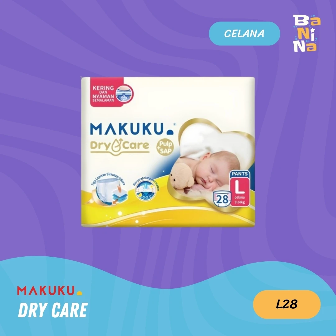 [Stock Malayu] Makuku Dry Care L28